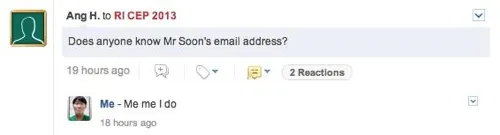 Me being annoying on LMS