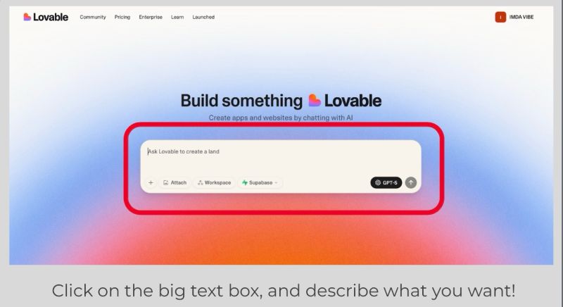 The really rather useless slide I use for getting folks started with vibe coding
