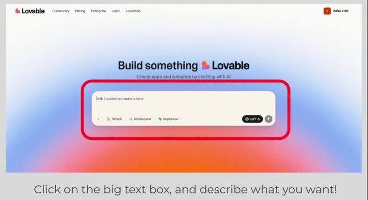 The really rather useless slide I use for getting folks started with vibe coding
